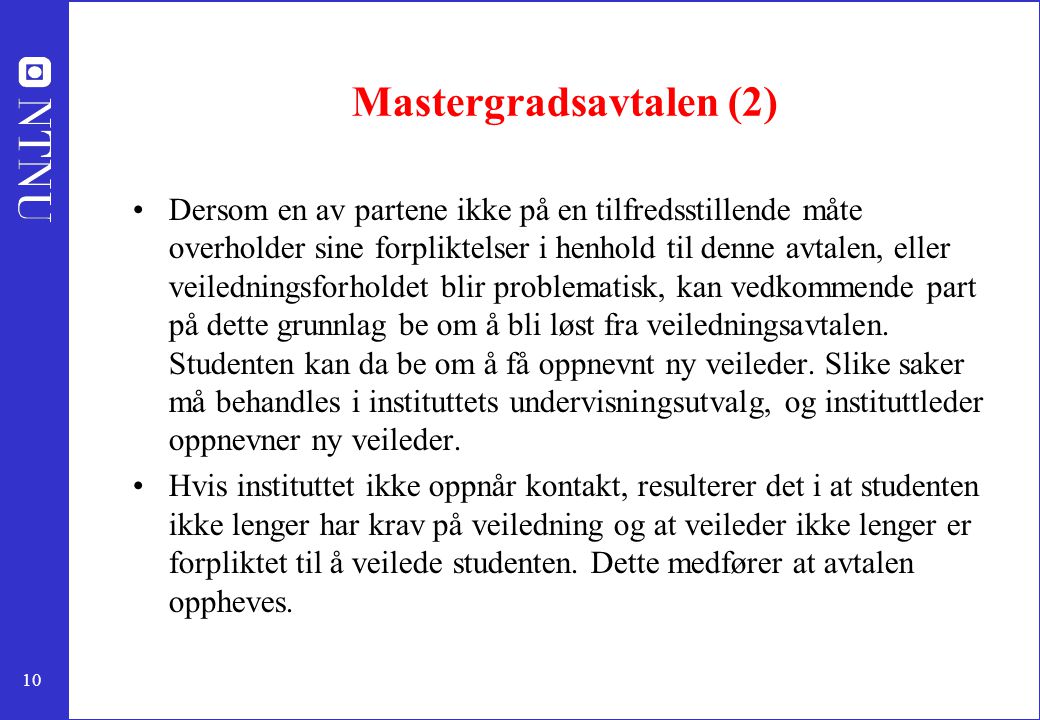 Mastergradsavtalen (2)