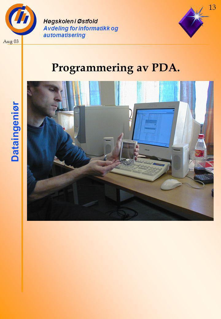 Programmering av PDA.
