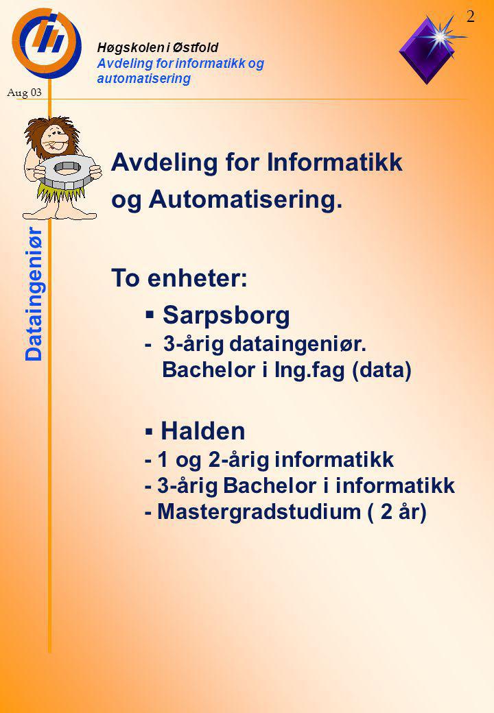 Avdeling for Informatikk og Automatisering.