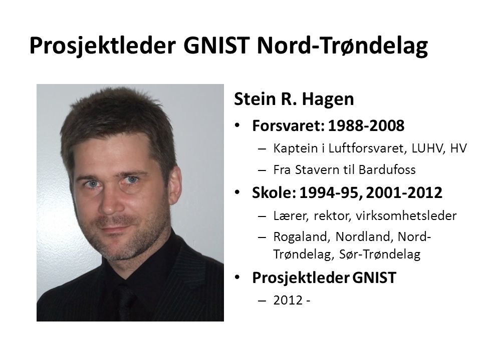 Prosjektleder GNIST Nord-Trøndelag