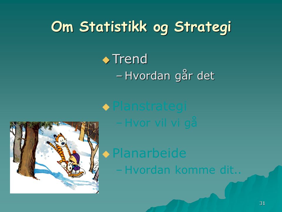 Om Statistikk og Strategi