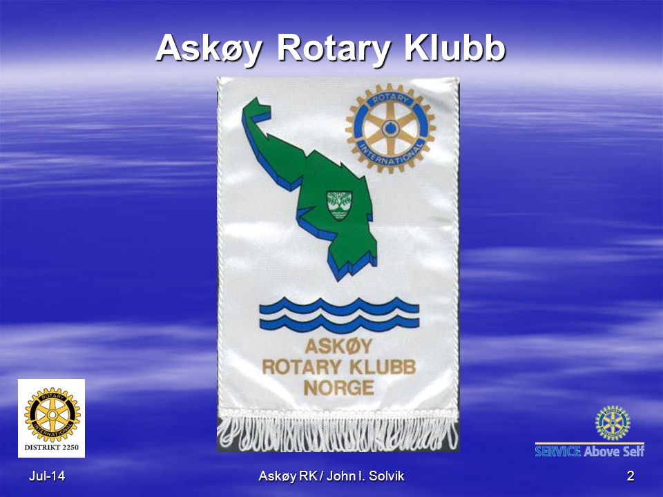 Askøy Rotary Klubb Apr-17 Askøy RK / John I. Solvik