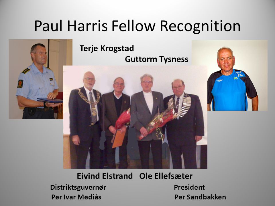 Paul Harris Fellow Recognition