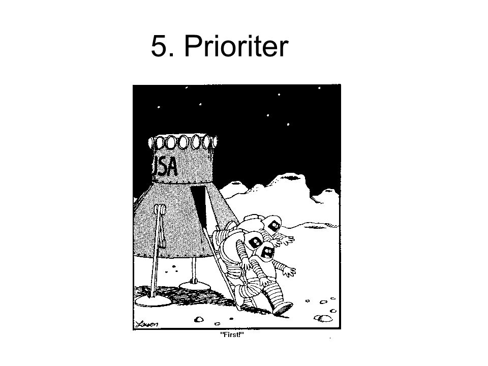 5. Prioriter