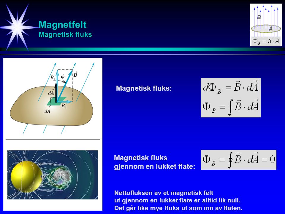 Magnetfelt Magnetisk fluks