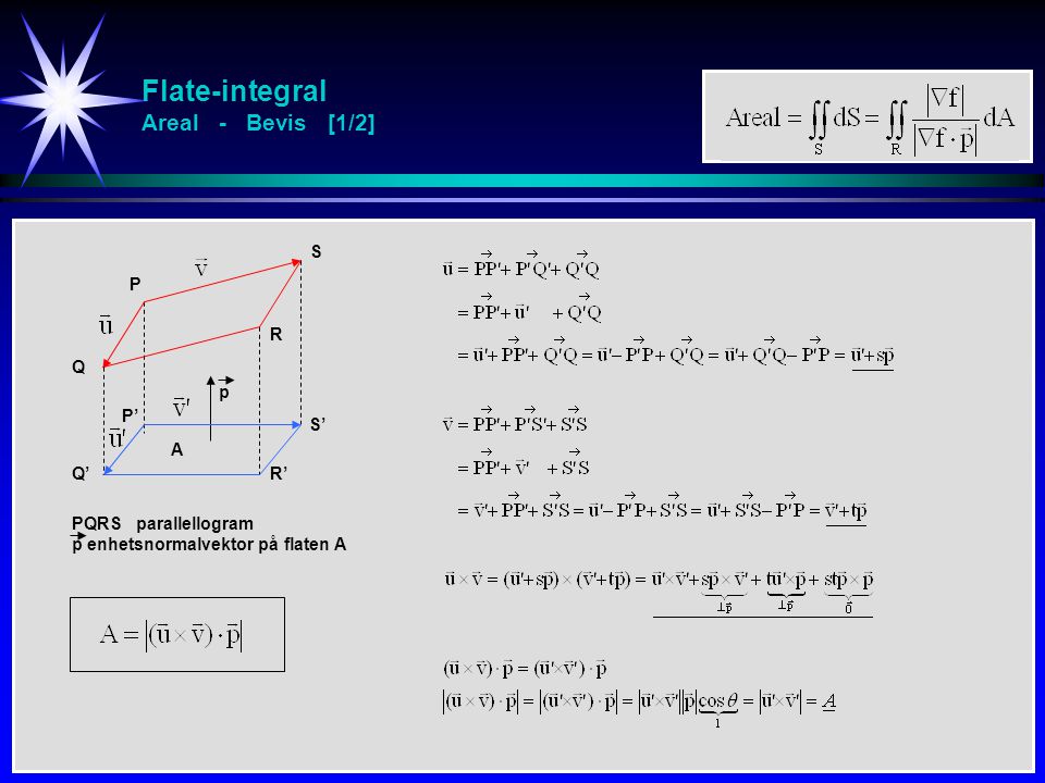 Flate-integral Areal - Bevis [1/2]