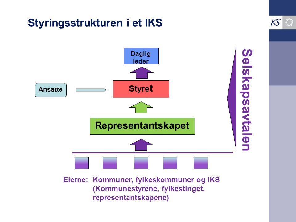 Styringsstrukturen i et IKS