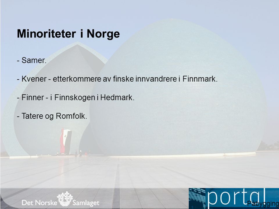 Minoriteter i Norge - Samer.