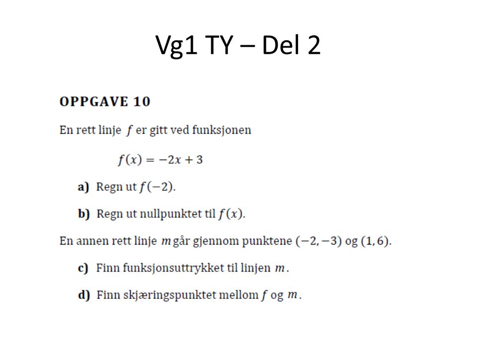Vg1 TY – Del 2