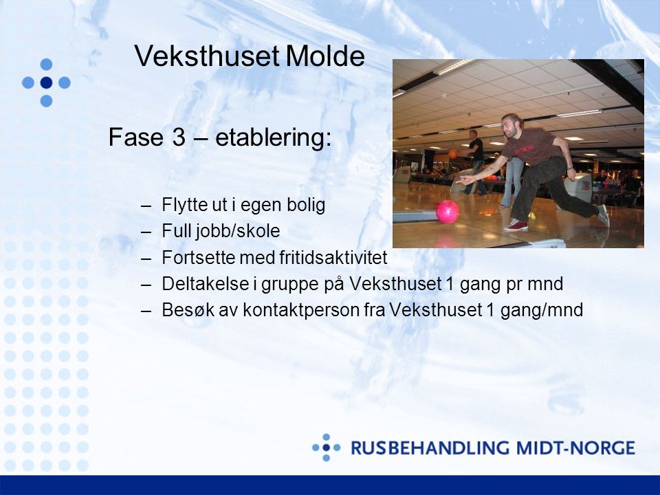 Veksthuset Molde Fase 3 – etablering: Flytte ut i egen bolig