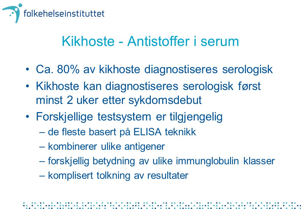 Kikhoste - Antistoffer i serum