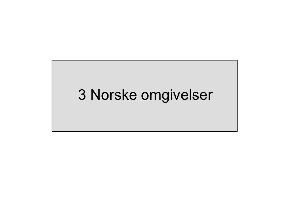 3 Norske omgivelser