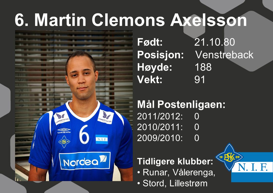 6. Martin Clemons Axelsson