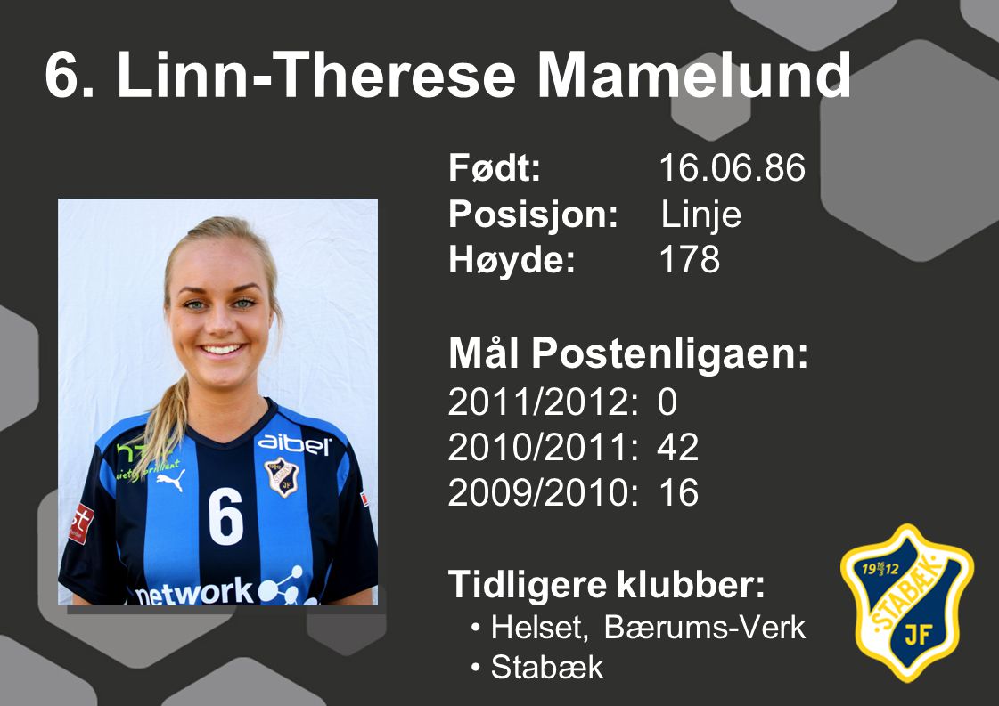 6. Linn-Therese Mamelund