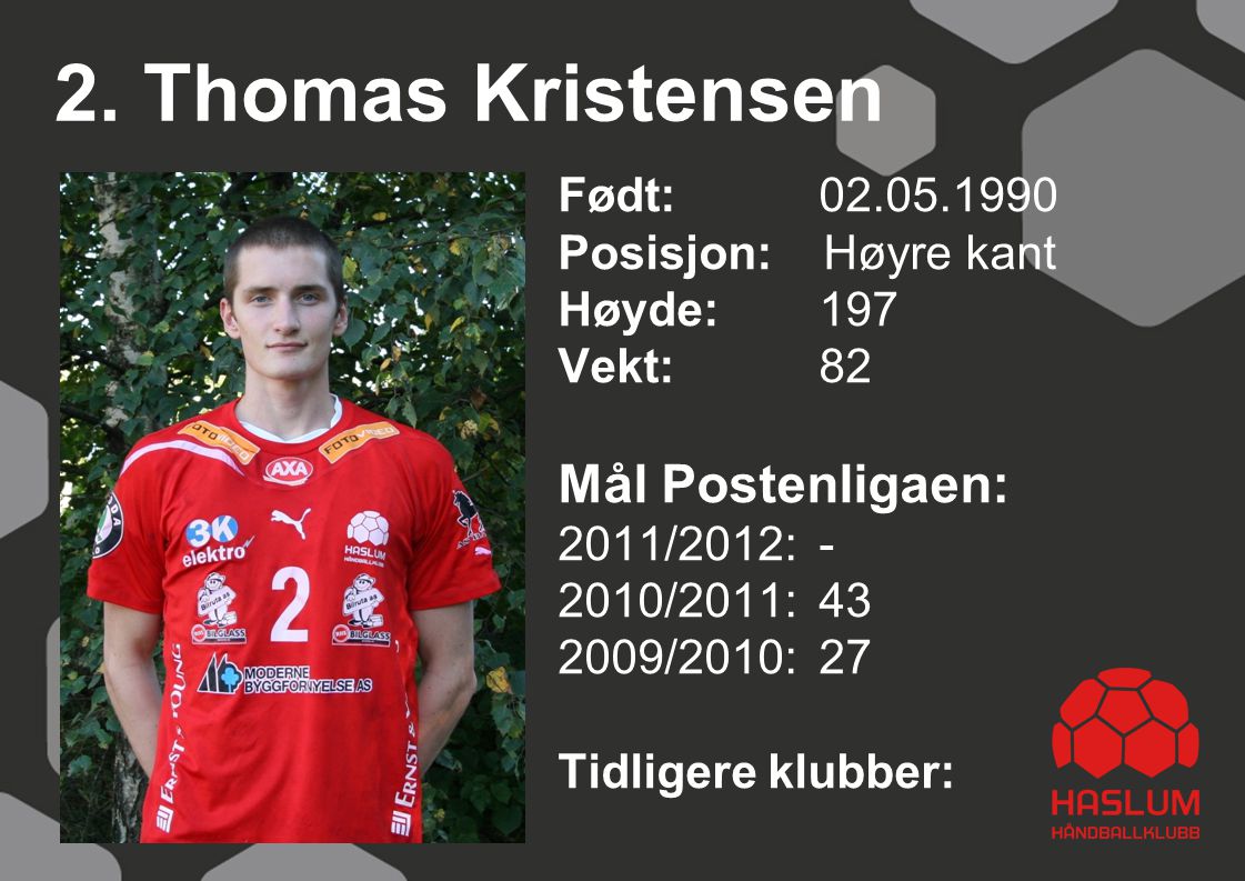 2. Thomas Kristensen Mål Postenligaen:
