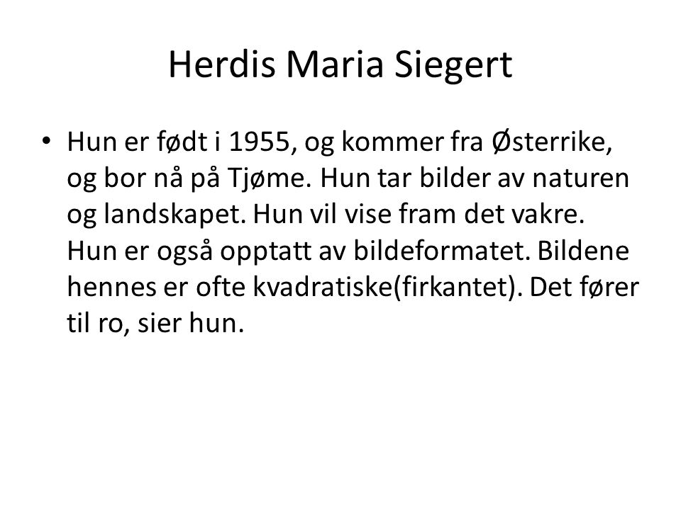 Herdis Maria Siegert