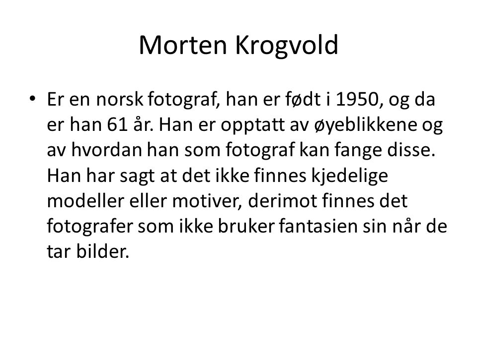 Morten Krogvold