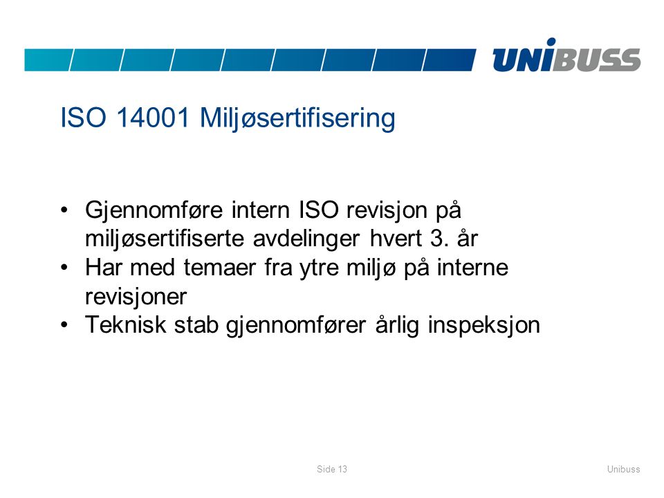 ISO Miljøsertifisering