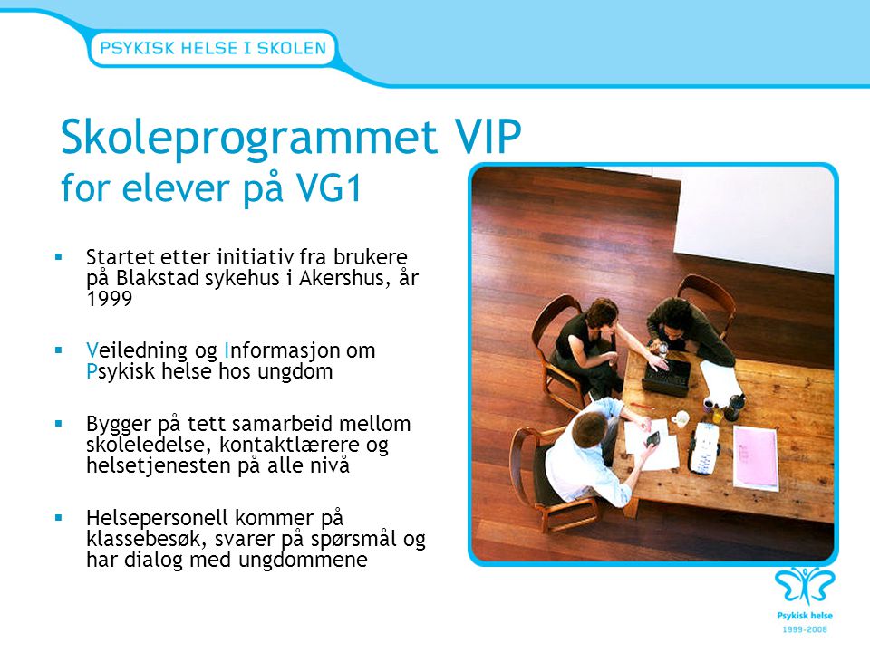 Skoleprogrammet VIP for elever på VG1