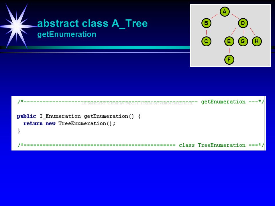 abstract class A_Tree getEnumeration