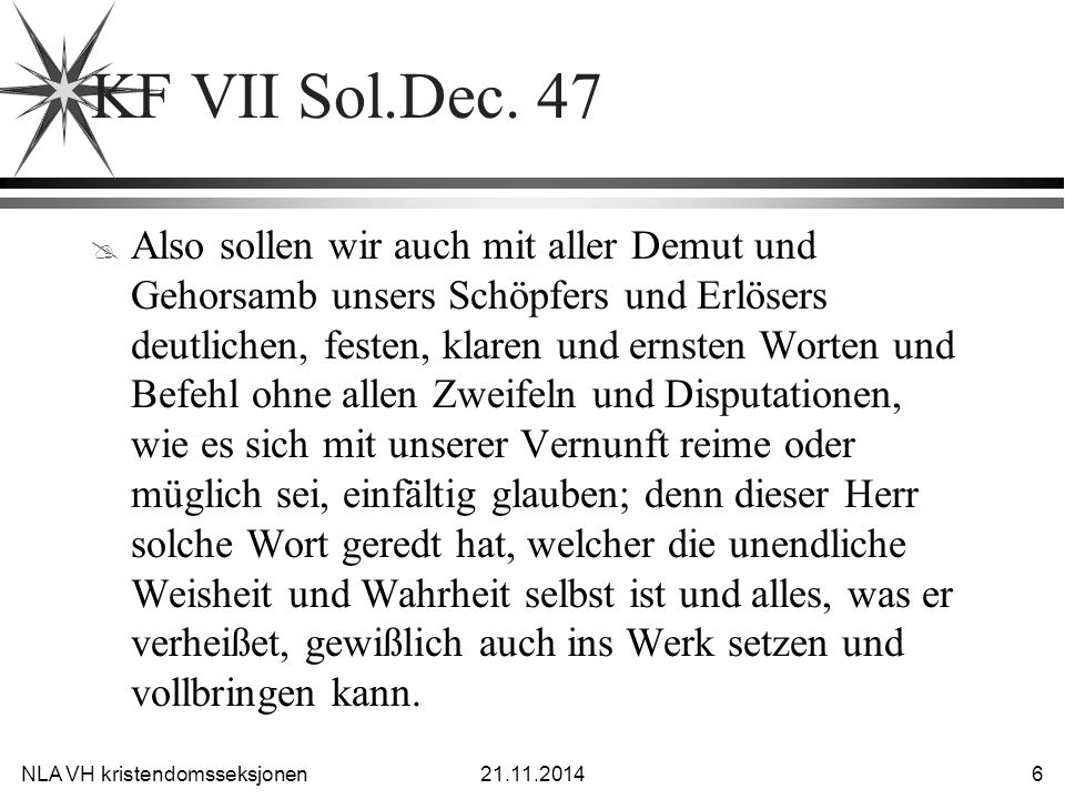 KF VII Sol.Dec. 47