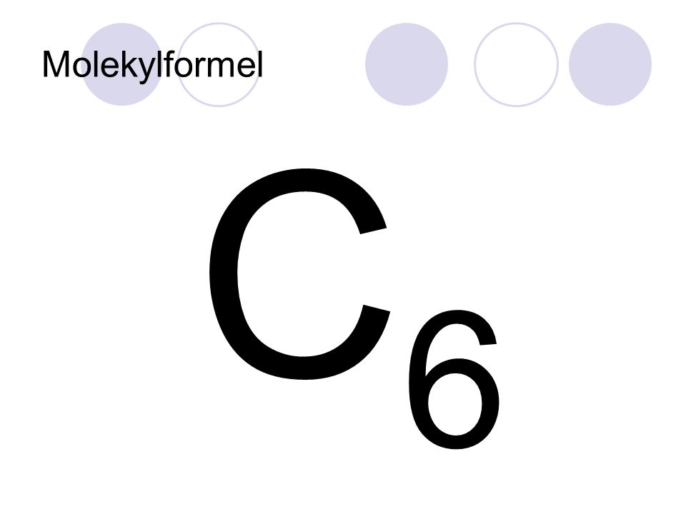 C6 Molekylformel Lysbilde 7