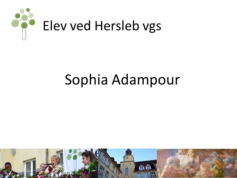 Elev ved Hersleb vgs Sophia Adampour