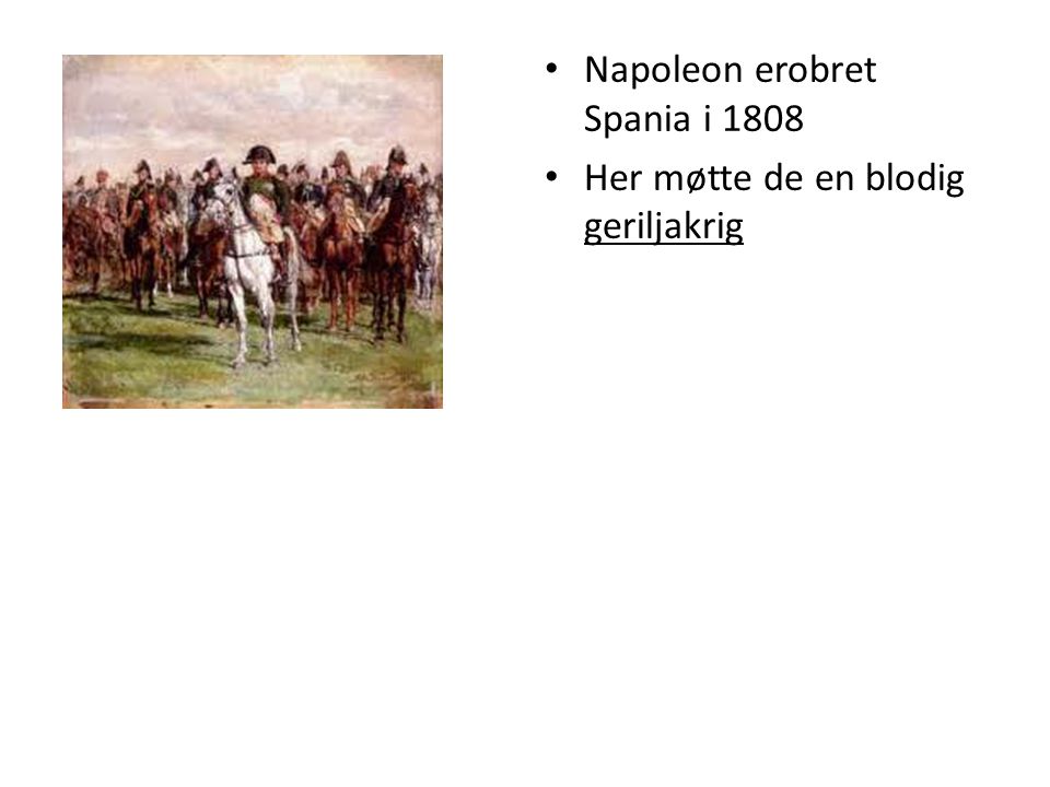 Napoleon erobret Spania i 1808
