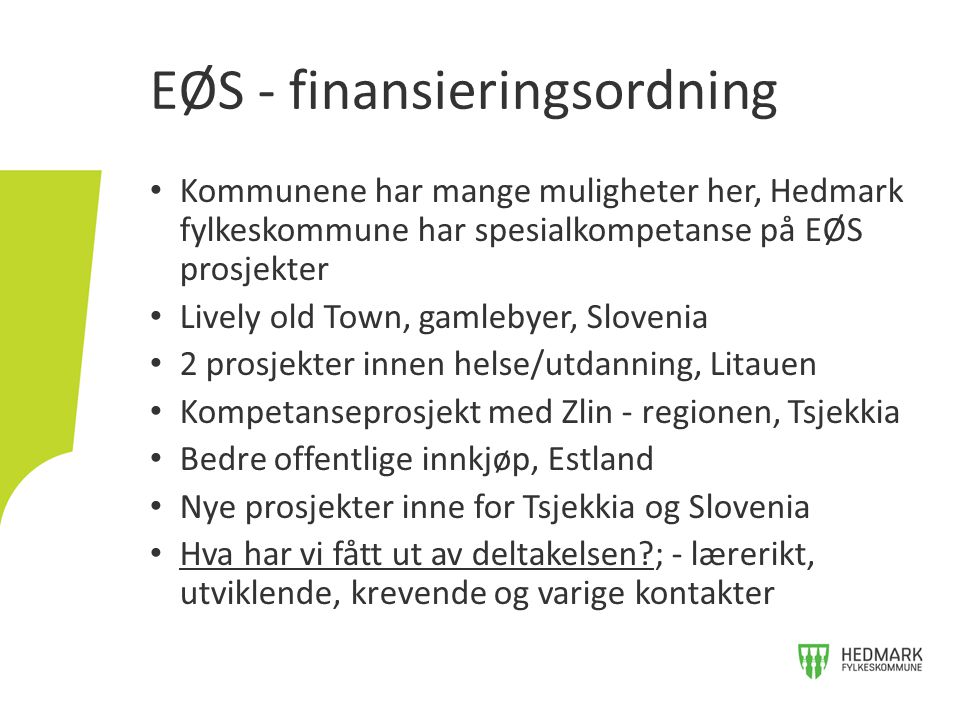 EØS - finansieringsordning