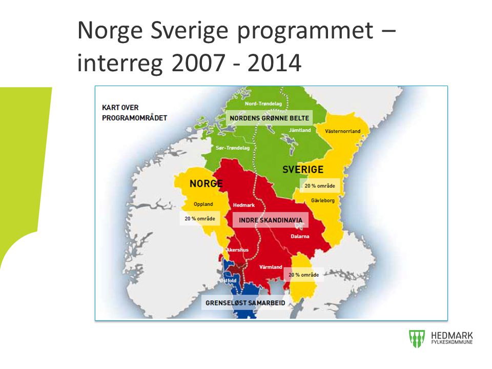 Norge Sverige programmet – interreg