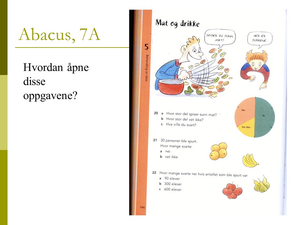 Abacus, 7A Hvordan åpne disse oppgavene