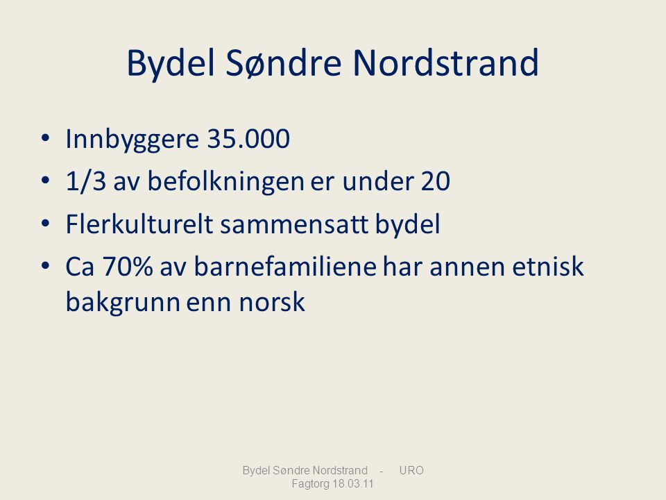 Bydel Søndre Nordstrand