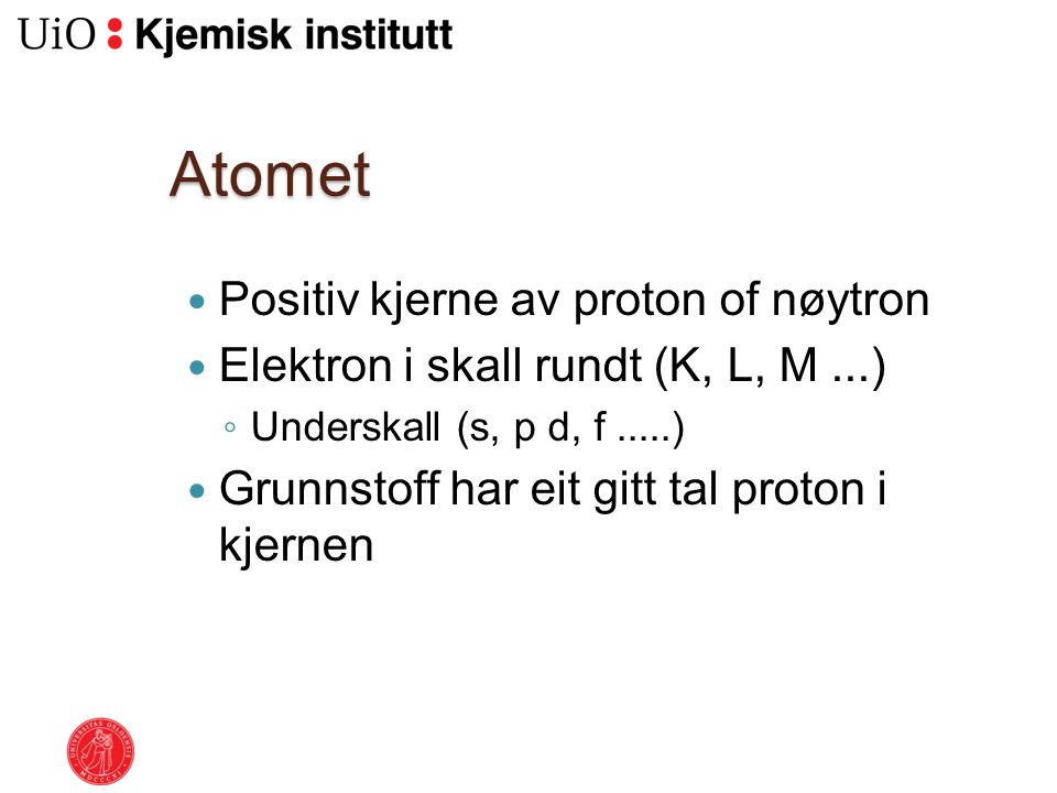 Atomet Positiv kjerne av proton of nøytron