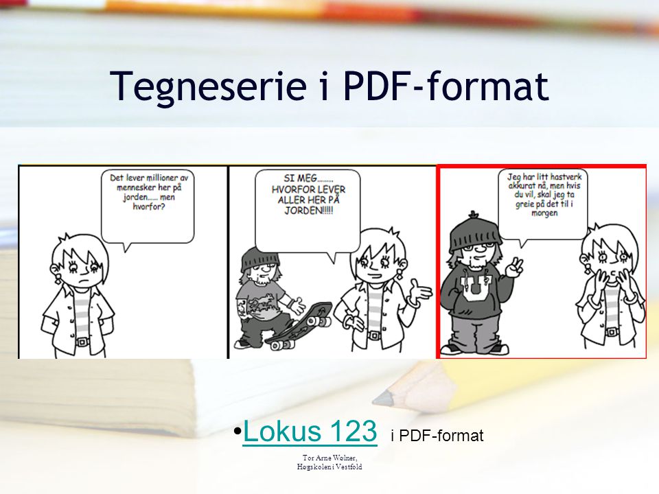 Tegneserie i PDF-format