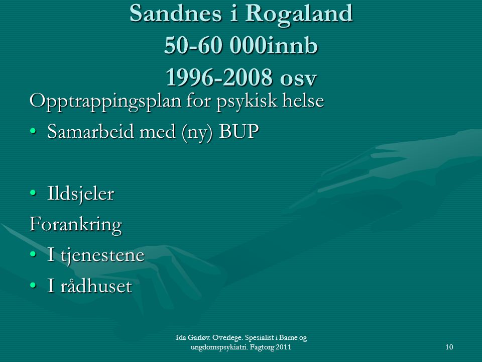 Sandnes i Rogaland innb osv