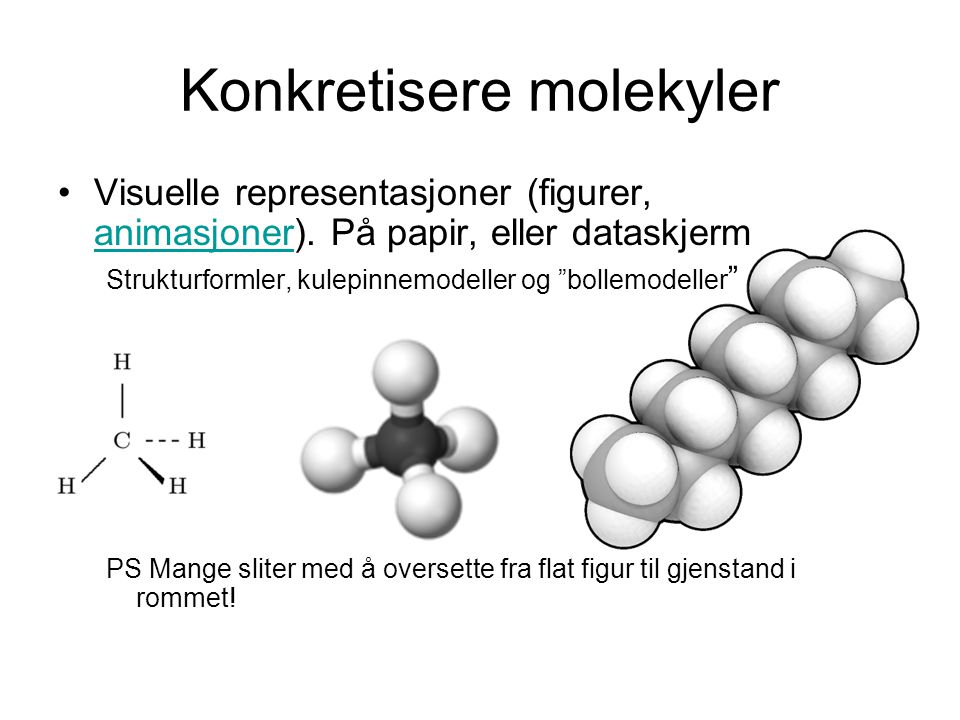 Konkretisere molekyler