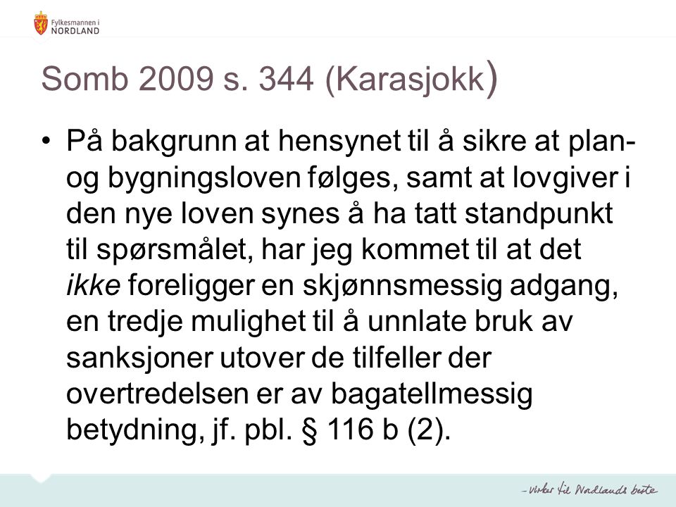 Somb 2009 s. 344 (Karasjokk)