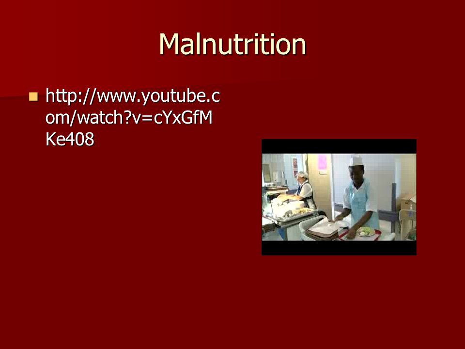 Malnutrition   v=cYxGfMKe408